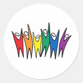 Celebrate DIversity Classic Round Sticker