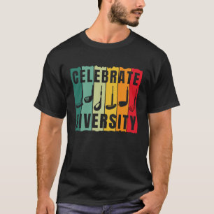 Celebrate Diversity Golf Player Golfing Golfer Gr T-Shirt