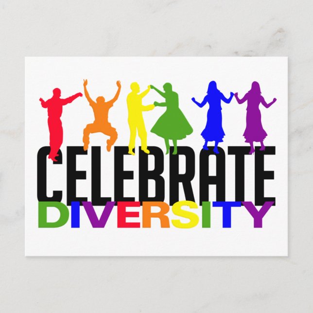 Celebrate Diversity postcard (Front)