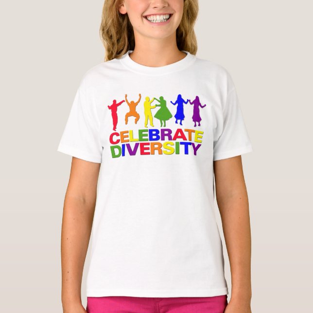 Celebrate Diversity shirt - choose style (Front)
