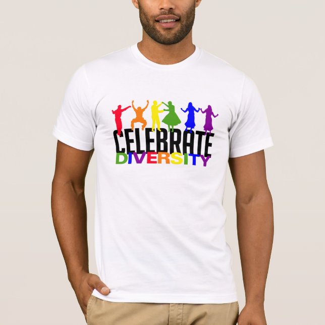 Celebrate Diversity shirt - choose style (Front)