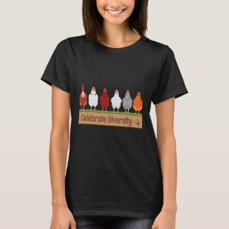 Celebrate Diversity Shirt For Chicken Lovers Funny