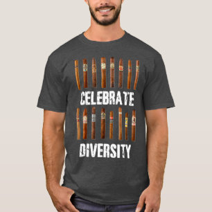 Celebrate Diversity Smoke Cigars Cigar Smoking T-Shirt
