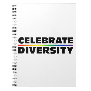 Celebrate Diversity Spiral Notebook