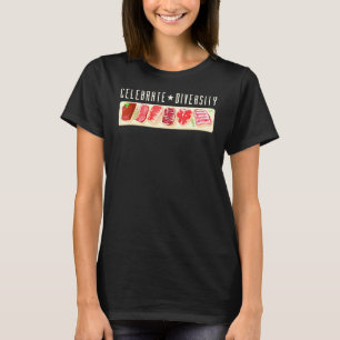 Celebrate Diversity Steak Meme Grill Apparel Meat T-Shirt