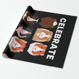 Celebrate Diversity Sweet Guinea Pig Lovers Wrapping Paper