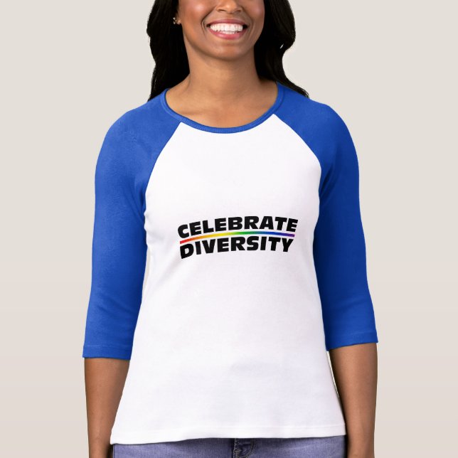 Celebrate Diversity T-Shirt (Front)