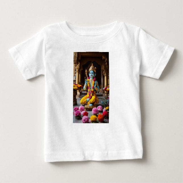 Celebrate Divinity: Krishna Ji T-Shirts for Spirit (Front)