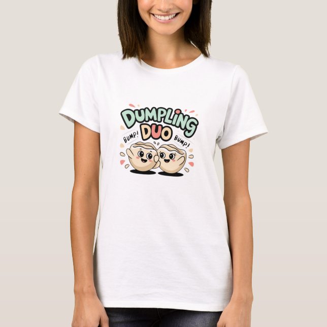 Celebrate Dumplings with Fun Designs T-Shirt (Front)