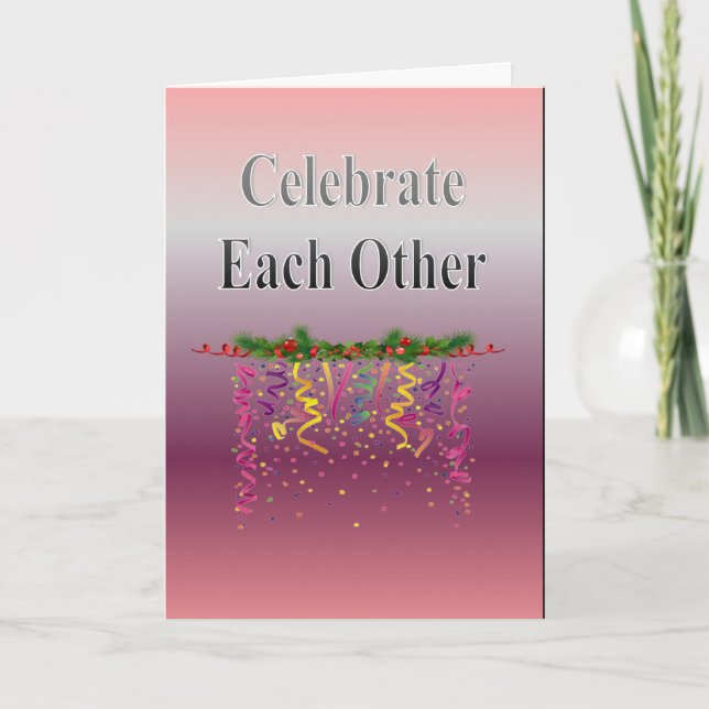 Celebrate Each Other Card (Front)