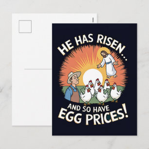 Celebrate Easter 2025 With Joyful Egg Postcard