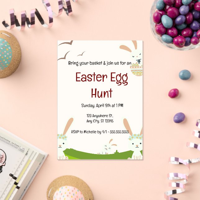 Celebrate Easter: A Day of Joy and Renewal Acrylic Invitations (Insitu (Celebration))