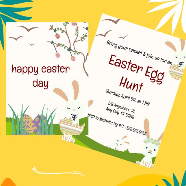 Celebrate Easter: A Day of Joy and Renewal Invitation (Creator Uploaded)