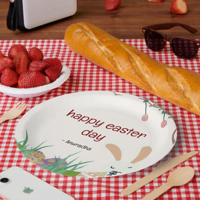 Celebrate Easter: A Day of Joy and Renewal Paper Plate (Picnic)