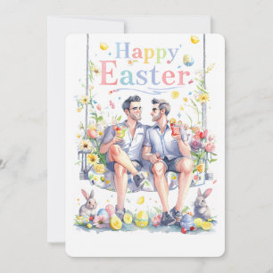 Celebrate Easter with Queer Love  Holiday Card