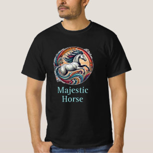 Celebrate Equestrian Life with Adorable Artwork T-Shirt