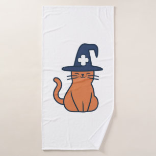 Celebrate Fall with a Feline Twist - One Spooky Nu Bath Towel