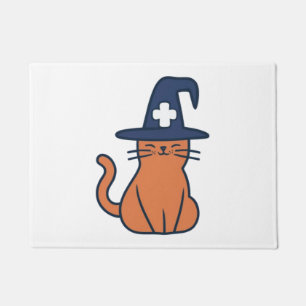 Celebrate Fall with a Feline Twist - One Spooky Nu Doormat