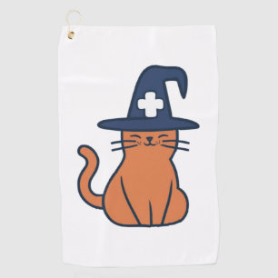 Celebrate Fall with a Feline Twist - One Spooky Nu Golf Towel