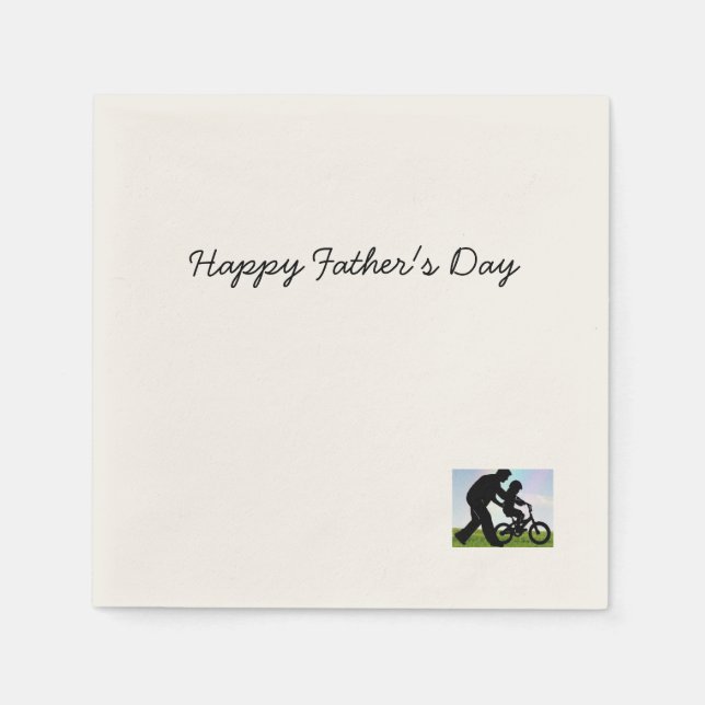 Celebrate Father's Day with Custom Comic-Style Pap Napkin (Front)