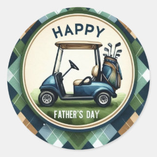Celebrate Fathers With This Creative Father Day Classic Round Sticker