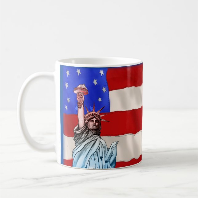 Celebrate freedom  coffee mug (Left)