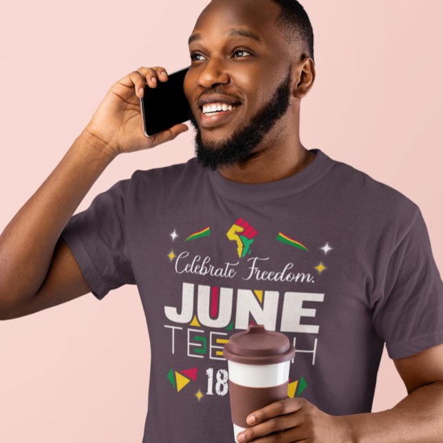 Celebrate Freedom JUNETEEENTH 1865 Black History  T-Shirt (Creator Uploaded)