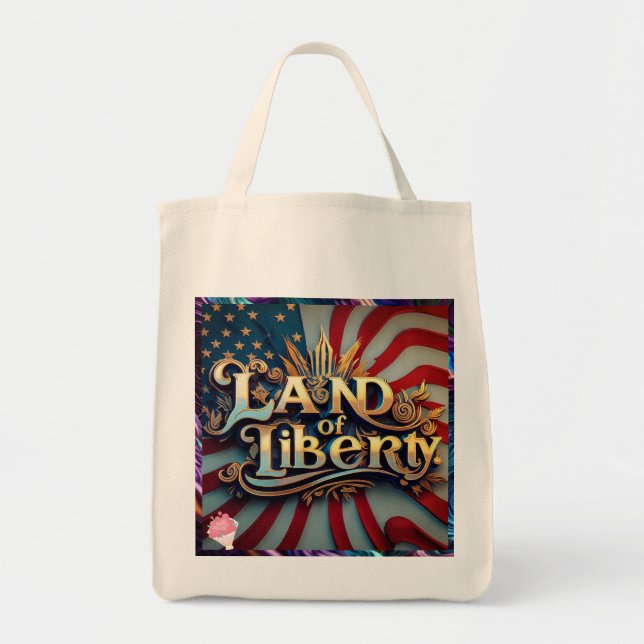 "Celebrate Freedom" Tote Bag (Front)