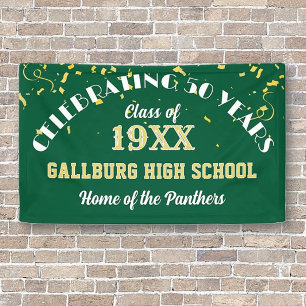 Celebrate! Fun 50th Class Reunion Party banner
