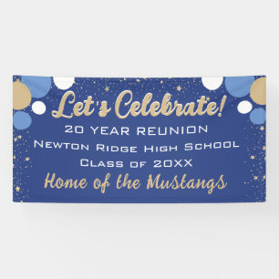 Celebrate! Fun Confetti Class Reunion banner