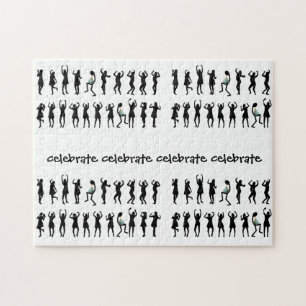 celebrate fun flower photo art jigsaw puzzle