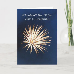 Celebrate - Graduation- Congratulations Card