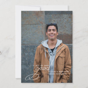 Celebrate Graduation With This Modern Simple Invitation