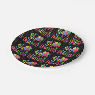 Celebrate Happy Birthday Paper Plates