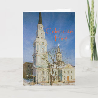 "Celebrate Him!" Christmas card