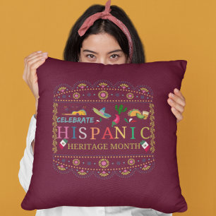 Celebrate Hispanic Heritage Month Design Cushion