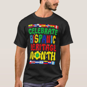 Celebrate Hispanic Heritage Month Latina Power Cut T-Shirt