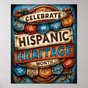 Celebrate Hispanic Heritage Month Poster