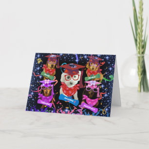 Celebrate Hot Dog Grads Card