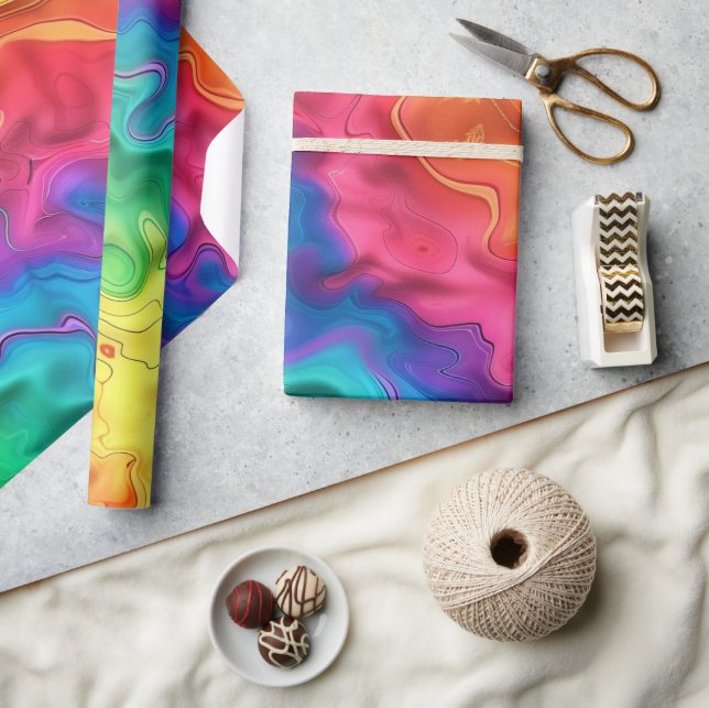 Celebrate in premium style with this modern and el wrapping paper (Crafts)