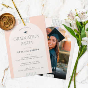 Celebrate in Style: Modern Photo Graduation Invitation
