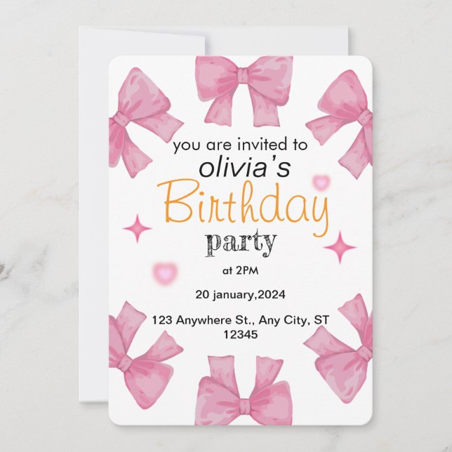 Celebrate in Style: Personalised Birthday Card (Front)