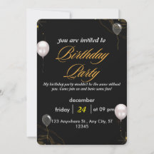 Celebrate in Style - Personalised Birthday Card