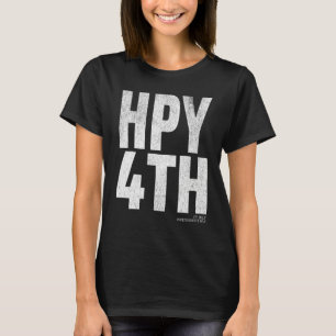Celebrate Independence Day with July 4 Happy 4th F T-Shirt