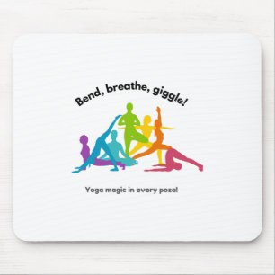 Celebrate International Kids Yoga Day April 8 Mouse Pad