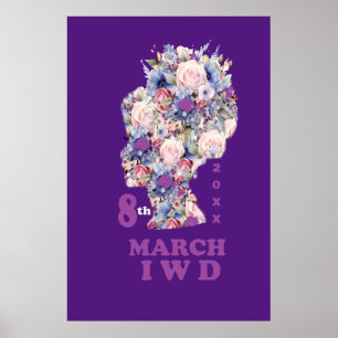 Celebrate international womens day 2025 empowering poster
