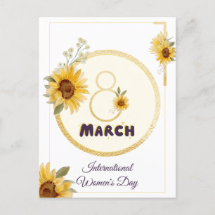 Celebrate international women's day 2025 Postcard