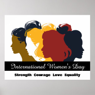 Celebrate International Women's Day March 8th 2025 Poster