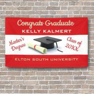 Celebrate it! Master's Degree Graduation  Banner
