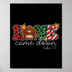 Celebrate Joyful Christian Christmas Bible, Love C Poster